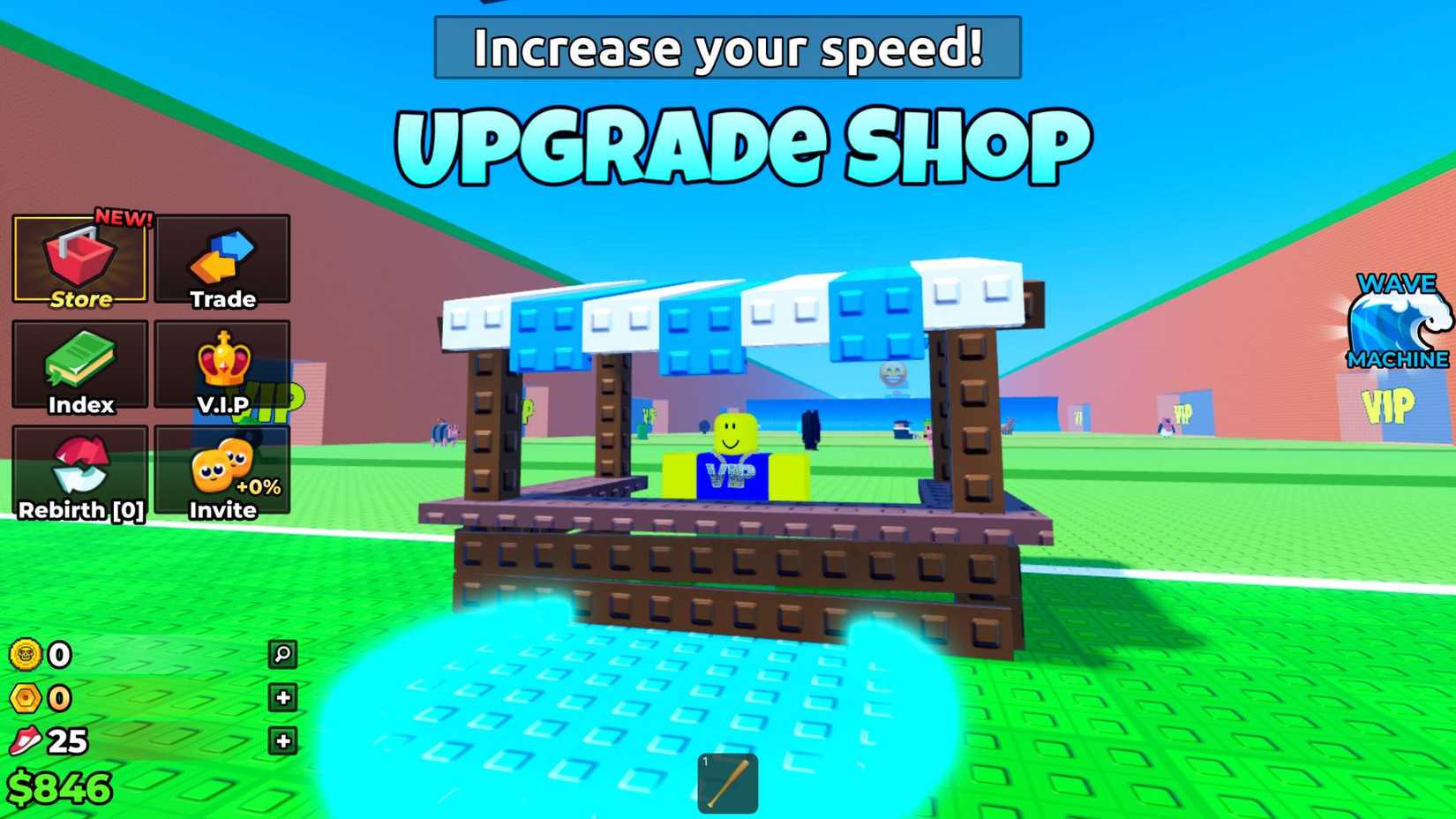 Escape Tsunami for Brainrots - upgrade shop