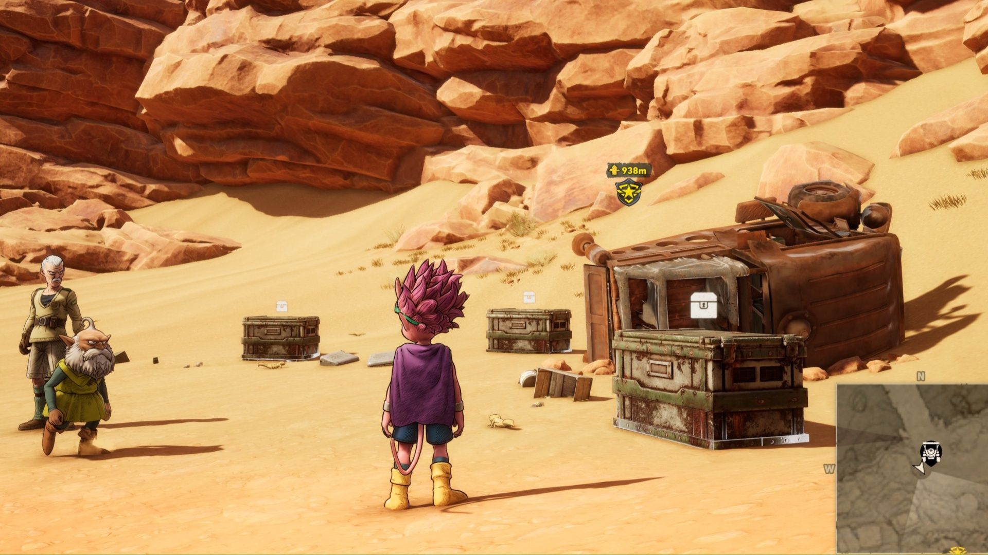 Exploring a camp in Sand Land (2024)