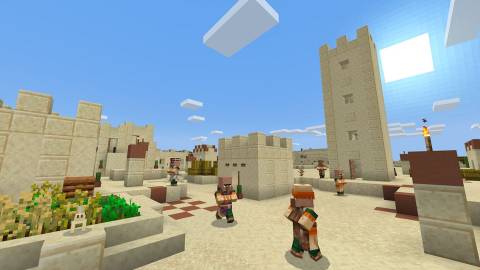 Exploring a city in Minecraft (2011)