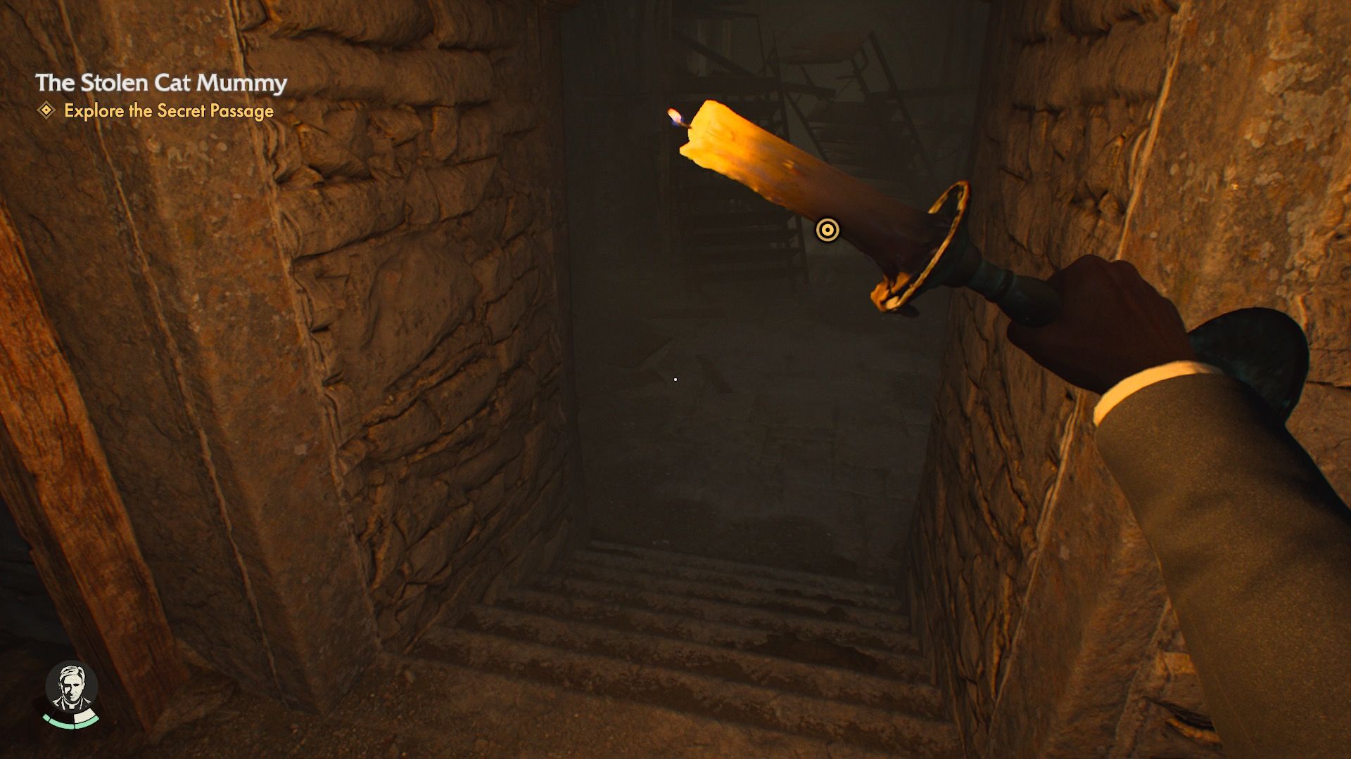 Exploring a tomb in Indiana Jones and the Great Circle (2024)