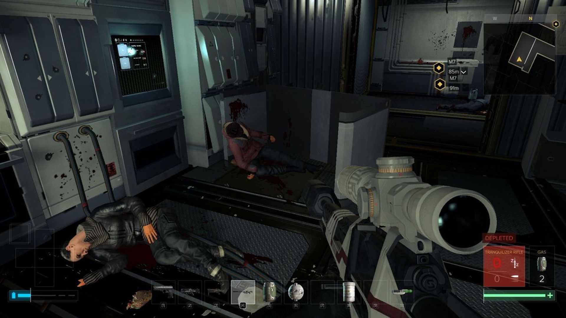 Exploring an apartment in Deus Ex Mankind Divided (2016)