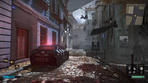 Exploring the streets in Deus Ex Mankind Divided (2016)