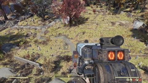 Exploring the world in Fallout 76 (2018)