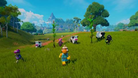 Exploring the world in LEGO Fortnite (2023)