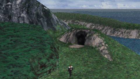 Exploring the world map in Final Fantasy 8 (PS1)
