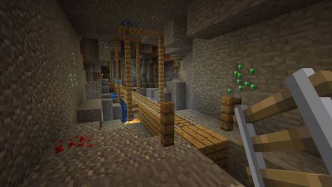 Exploring underground in Minecraft (2011)