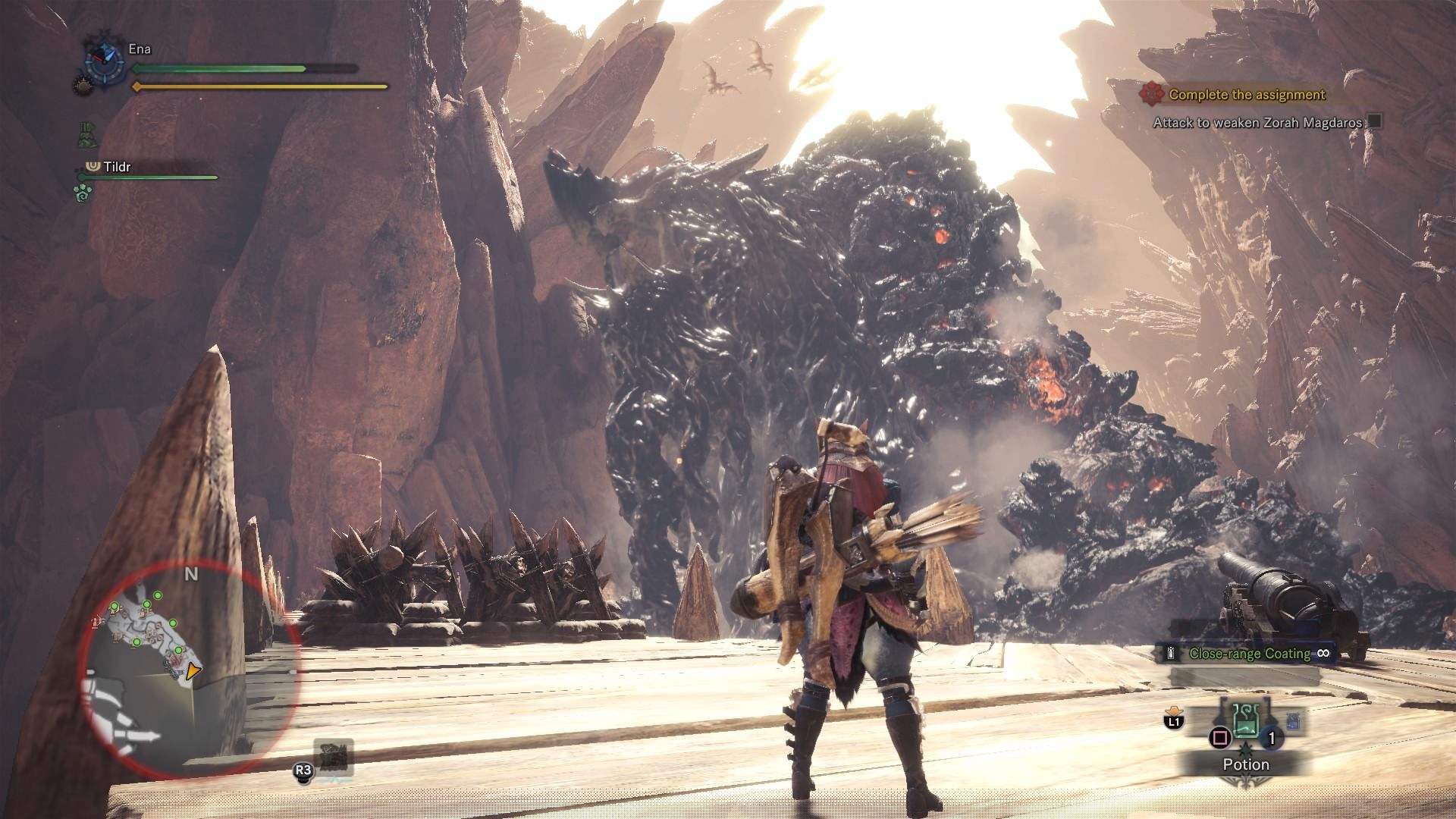 Facing Gogmazios in Monster Hunter Wilds (2018)