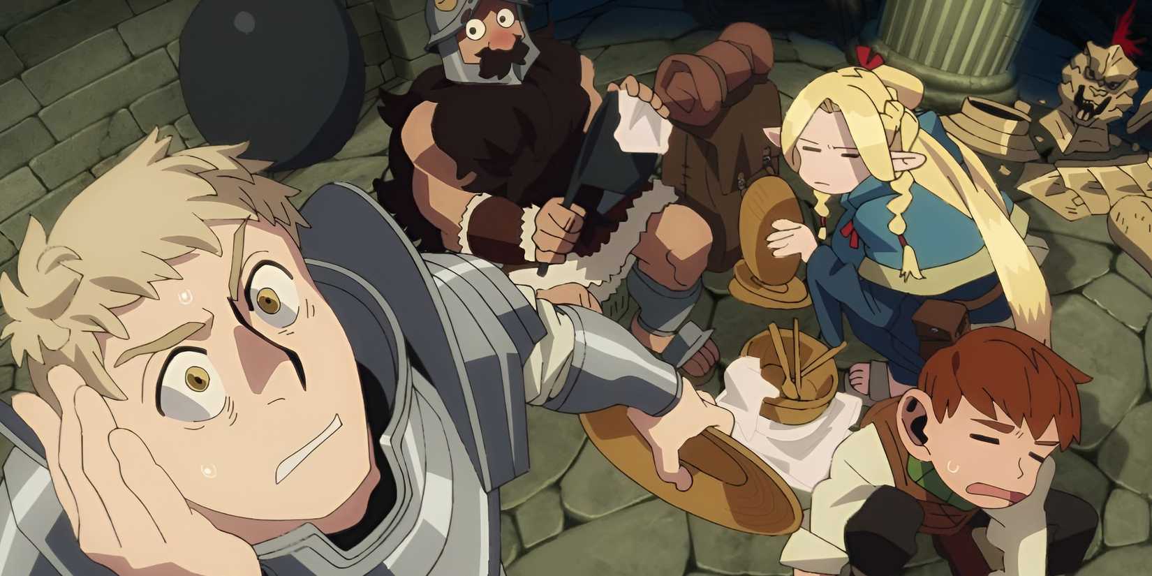 fantasy anime delicious in dungeon isn't just swords and magic