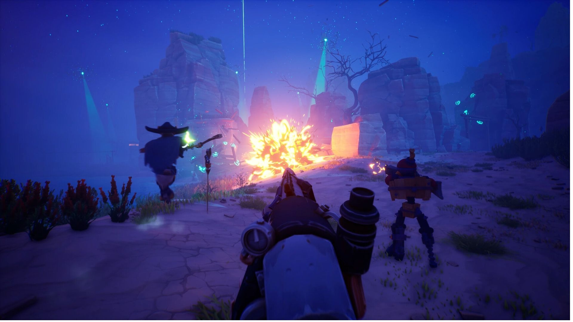 Aksi tembak-menembak Far Far West