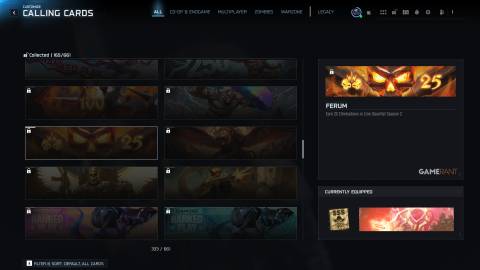 Ferum (Calling Card) - Warzone