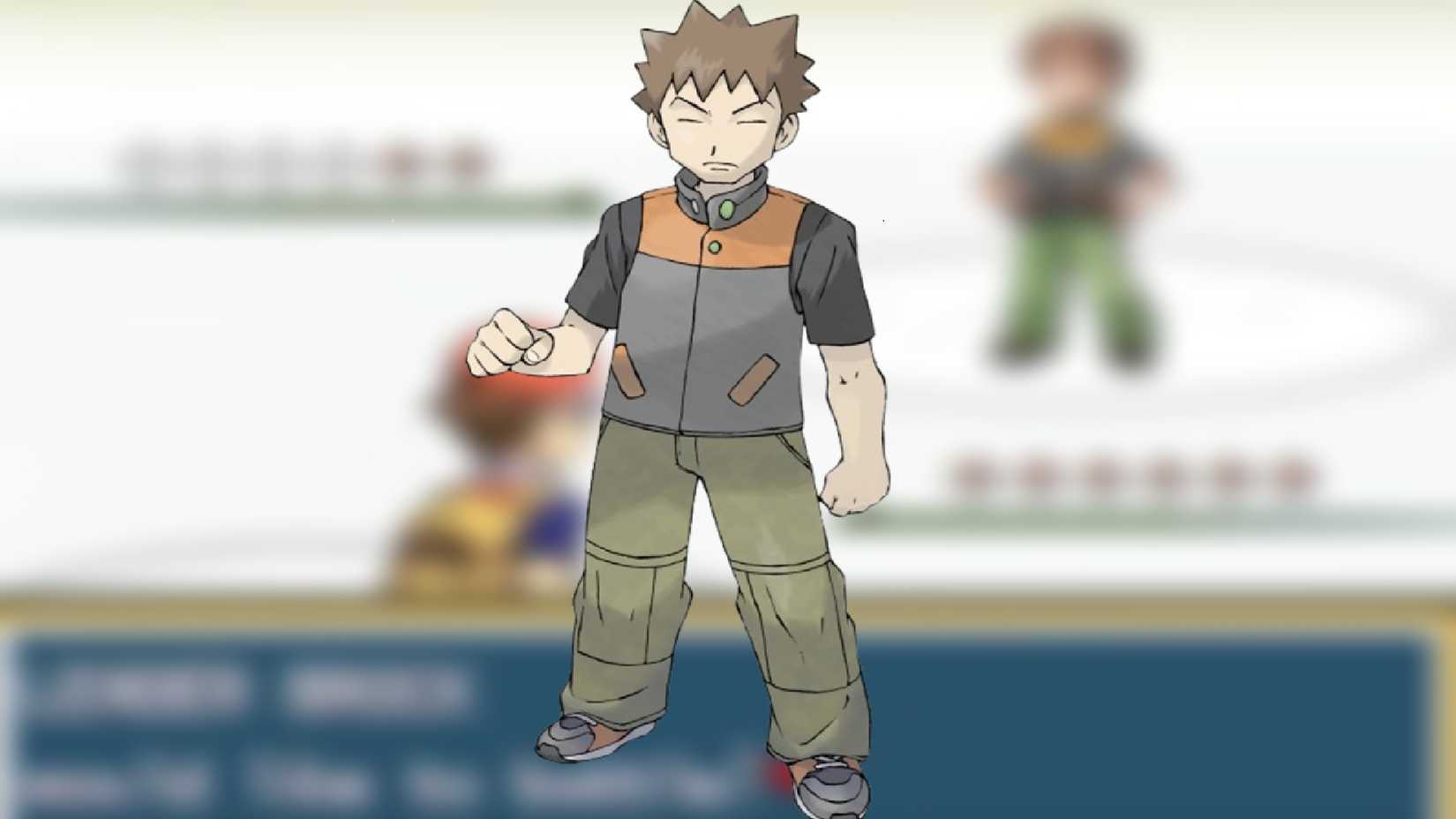 fighting brock pokemon firered leafgreen