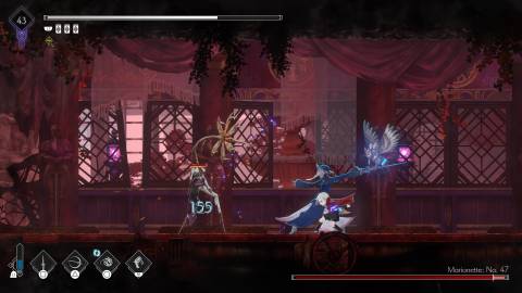 Fighting enemies in Ender Magnolia Bloom in the Mist (2025)