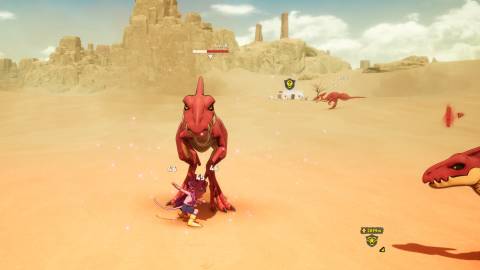 Fighting enemies in Sand Land (2024)