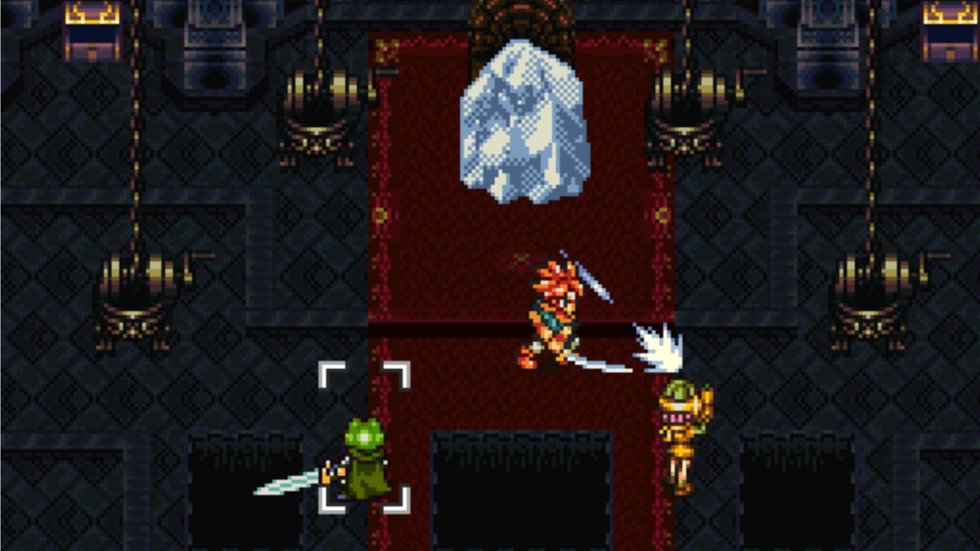 Fighting Ozzie in battle in Chrono Trigger