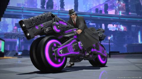 final-fantasy-14-patch-7-45-hildibrand-quest-hardiboiled-riding-motorcycle