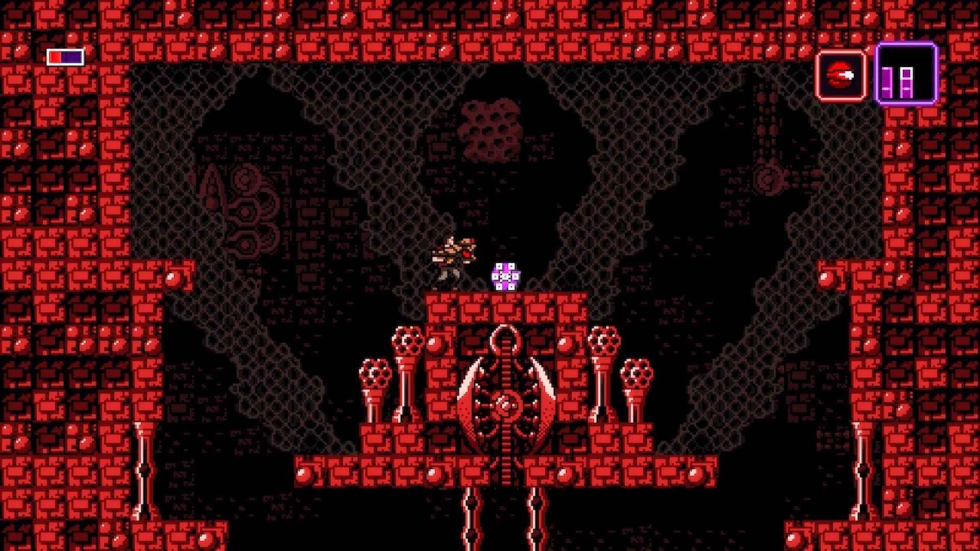 Finding a power-up in Axiom Verge (2015)