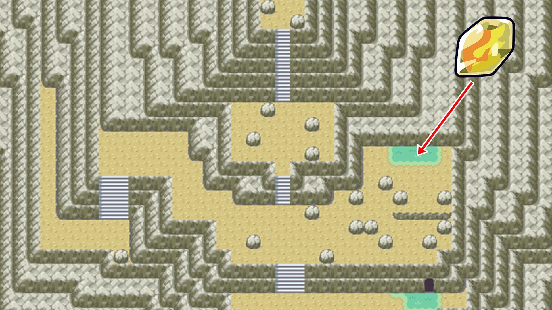 All Evolutions Stone Locations in Pokemon FireRed & LeafGreen