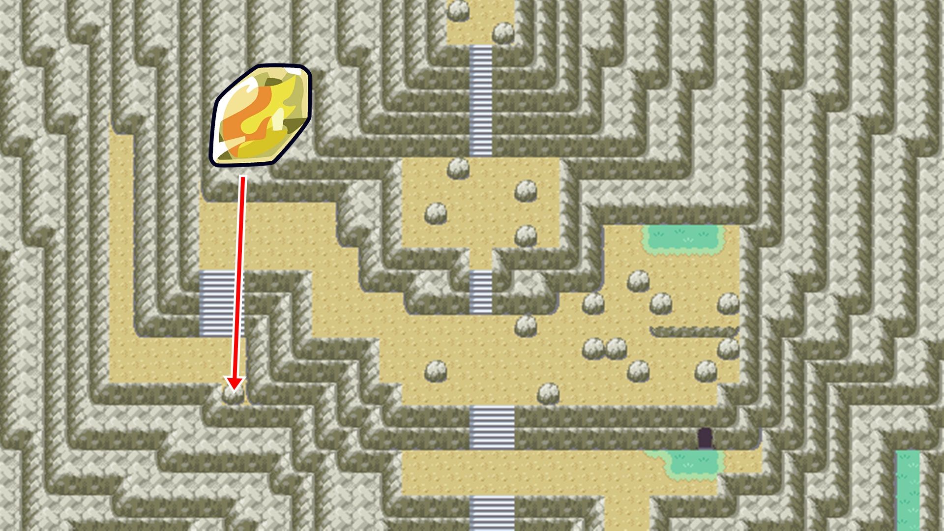 All Evolutions Stone Locations in Pokemon FireRed & LeafGreen