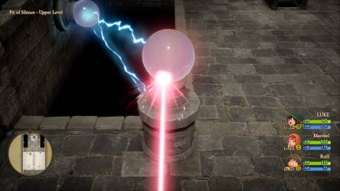 First Puzzle Solution Pit of Silence Dragon Quest 7 Mirrors Laser (1)