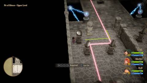 First Puzzle Solution Pit of Silence Dragon Quest 7 Mirrors Laser (3)