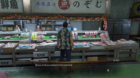 fishmonger in yakuza kiwami 3