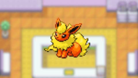 Flareon in Pokemon FireRed And LeafGreen.