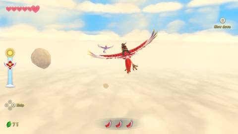 Flying in The Legend Of Zelda Skyward Sword (2011)