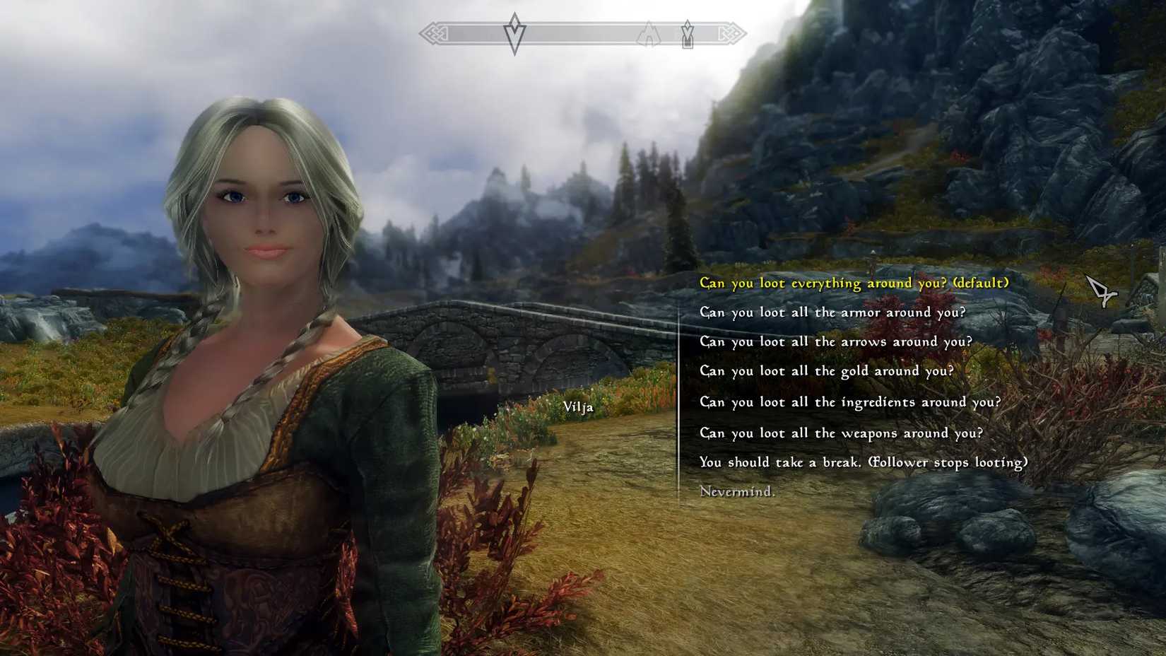 Followers can loot Skyrim Special Edition mod