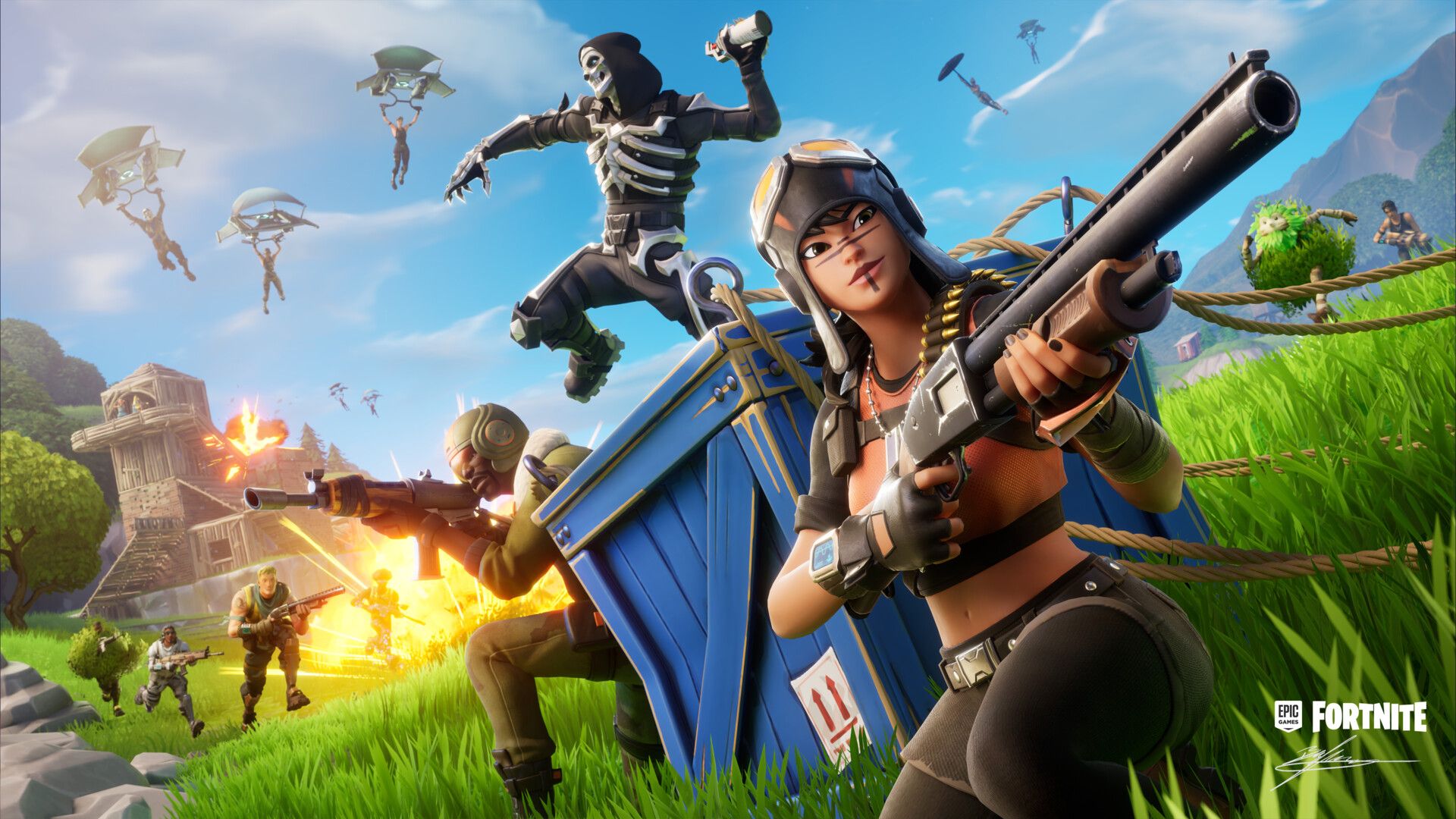 fortnite season 1 key art