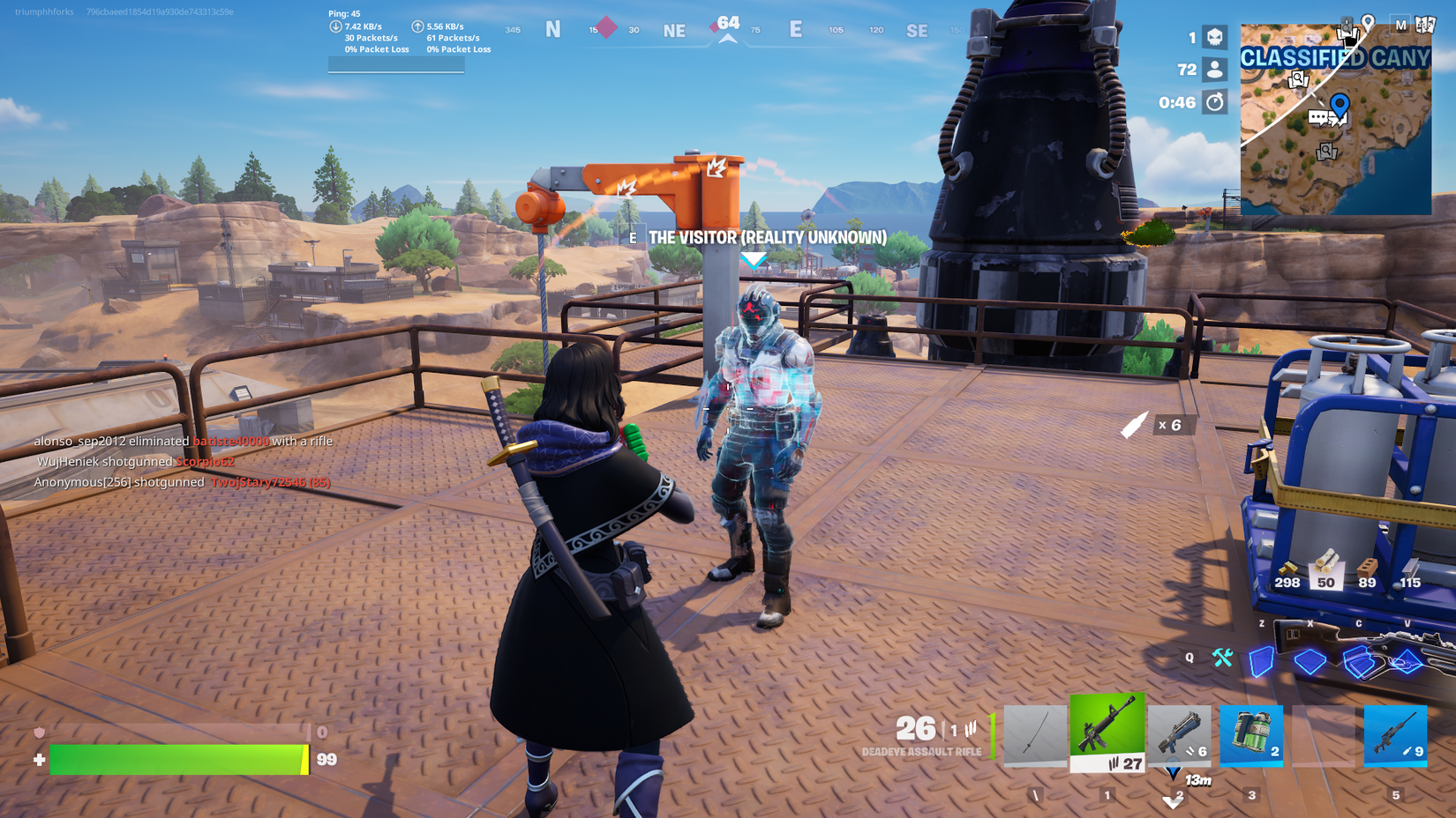 fortnite visitor npc