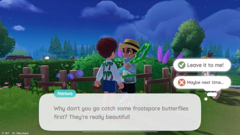 frostpore butterfly location heartopia