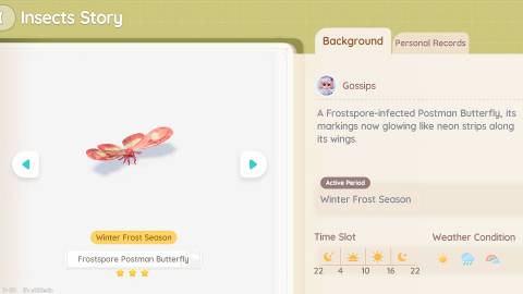 Frostspore Postman Butterfly Heartopia