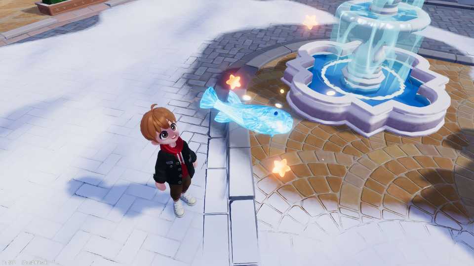 Frostspore Puffer Fish in Heartopia