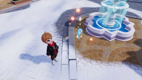 Frostspore Seahorse in Heartopia