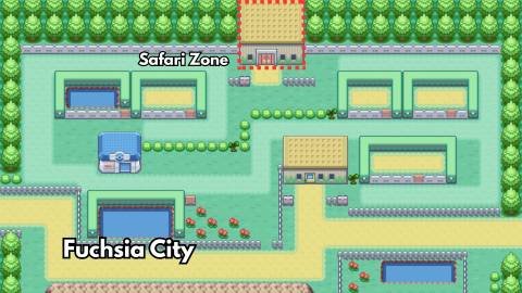 fuchsia safari zone in pokemon firered leafgreen