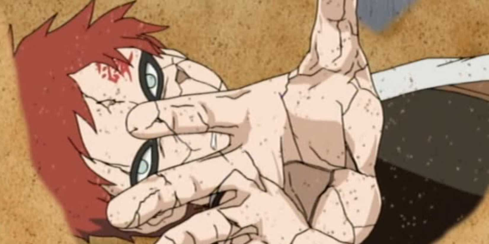 Gaara holds out his hand.