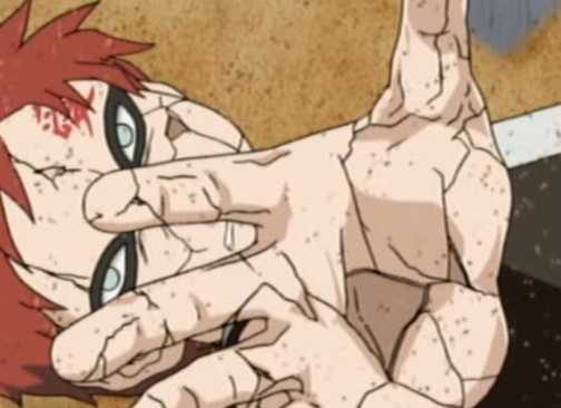 Gaara mengulurkan tangannya.