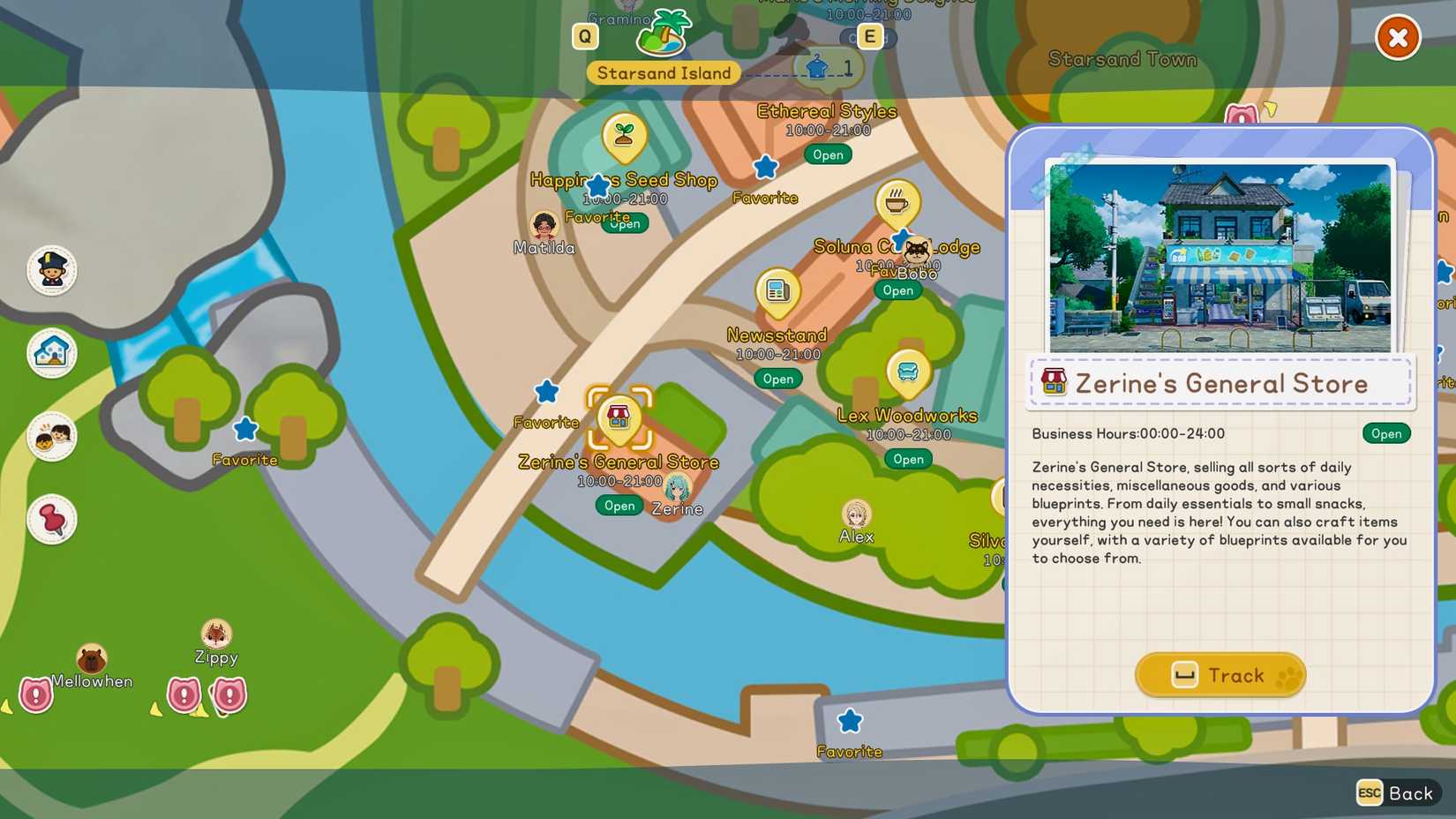 general store in starsand island.