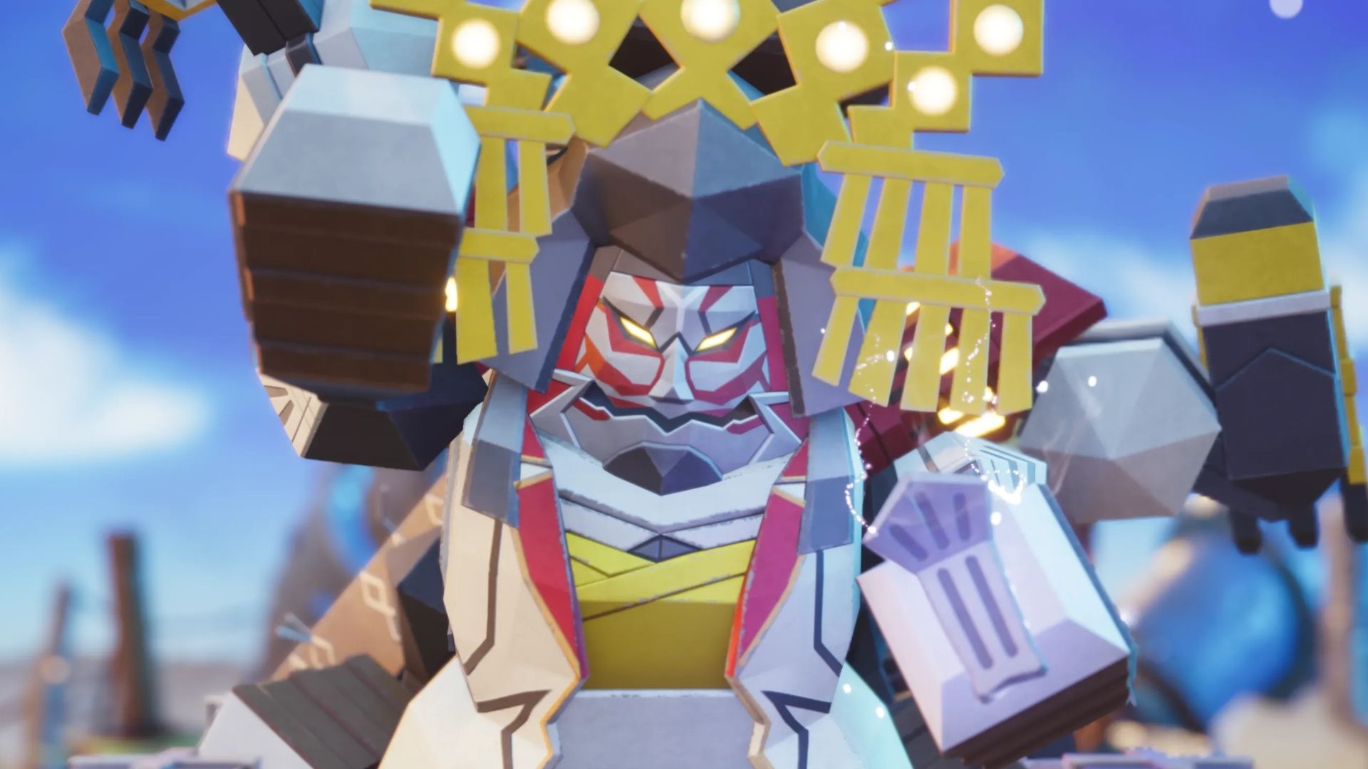 Gilgamesh’s polygonal form in Final Fantasy 7 Rebirth