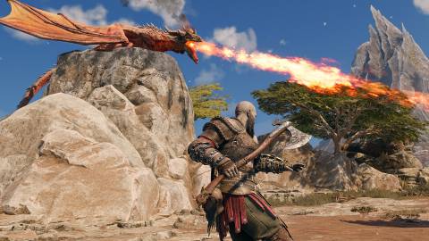 God of War Ragnarök Dragon Fire Breath