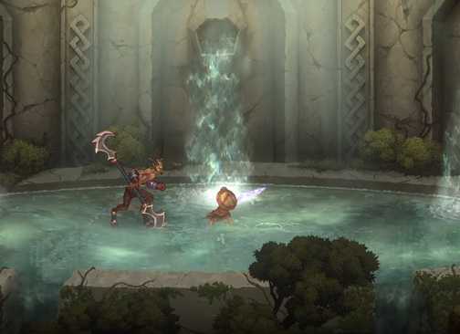 Kratos melawan Centaur di God of War Sons of Sparta