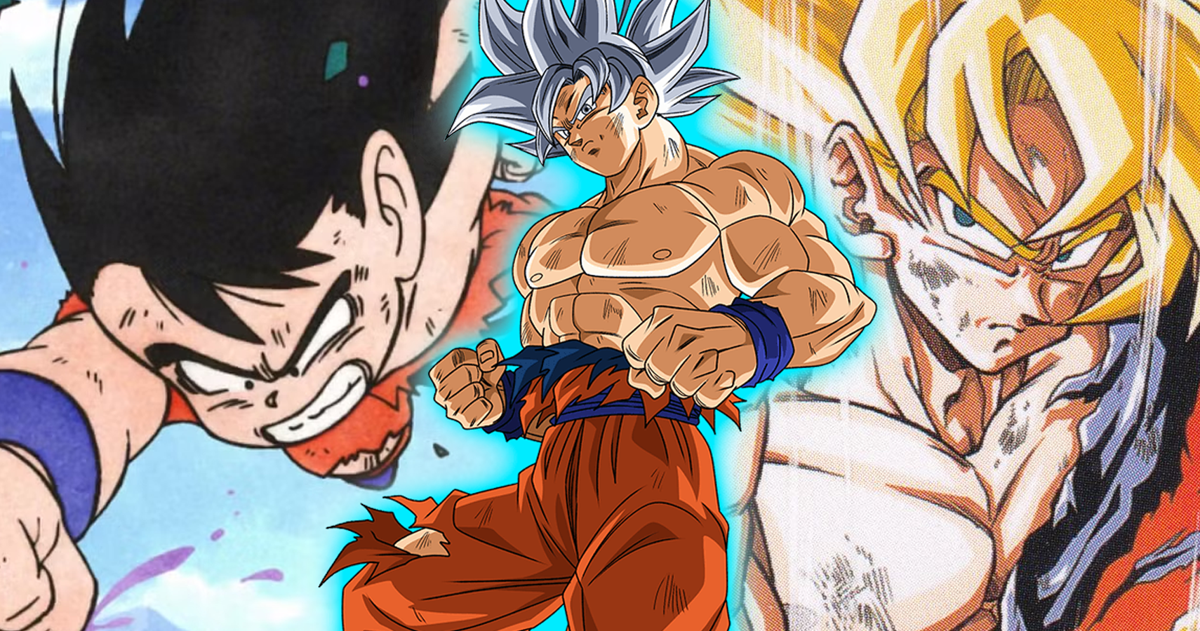 Goku vs King Piccolo, Ultra Instinct Goku, and Super Saiyan Goku vs Frieza