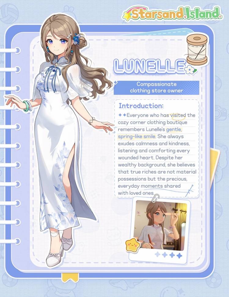 Starsand Island Lunelle Card