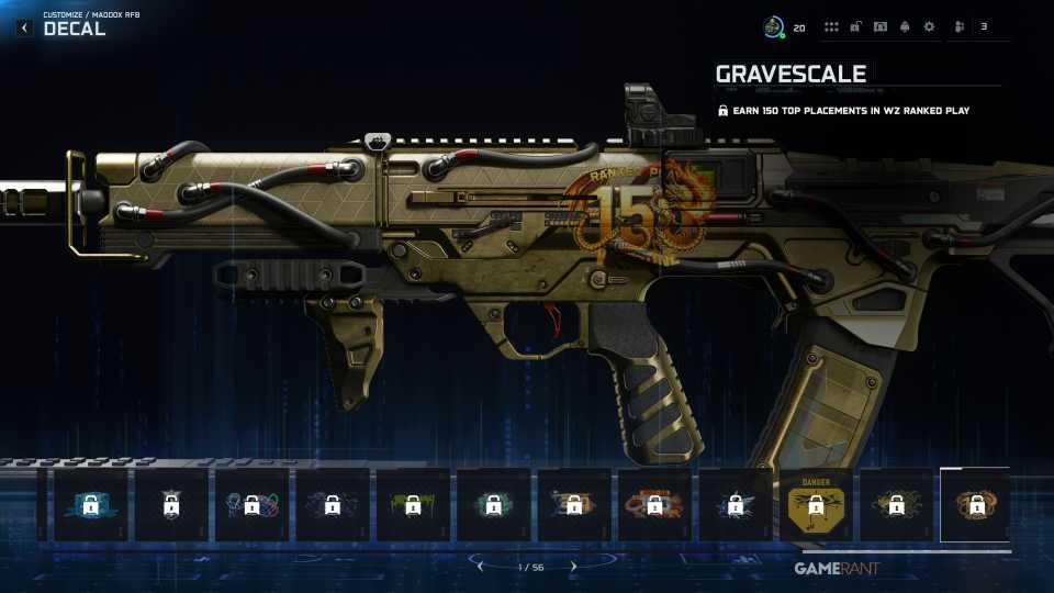 Gravescale (Large Decal) - Warzone Ranked Play