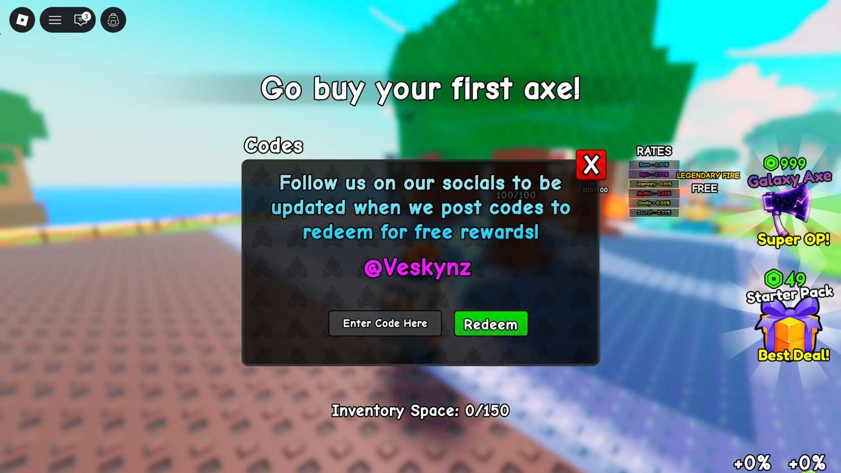 Grow A Fire the codes tab