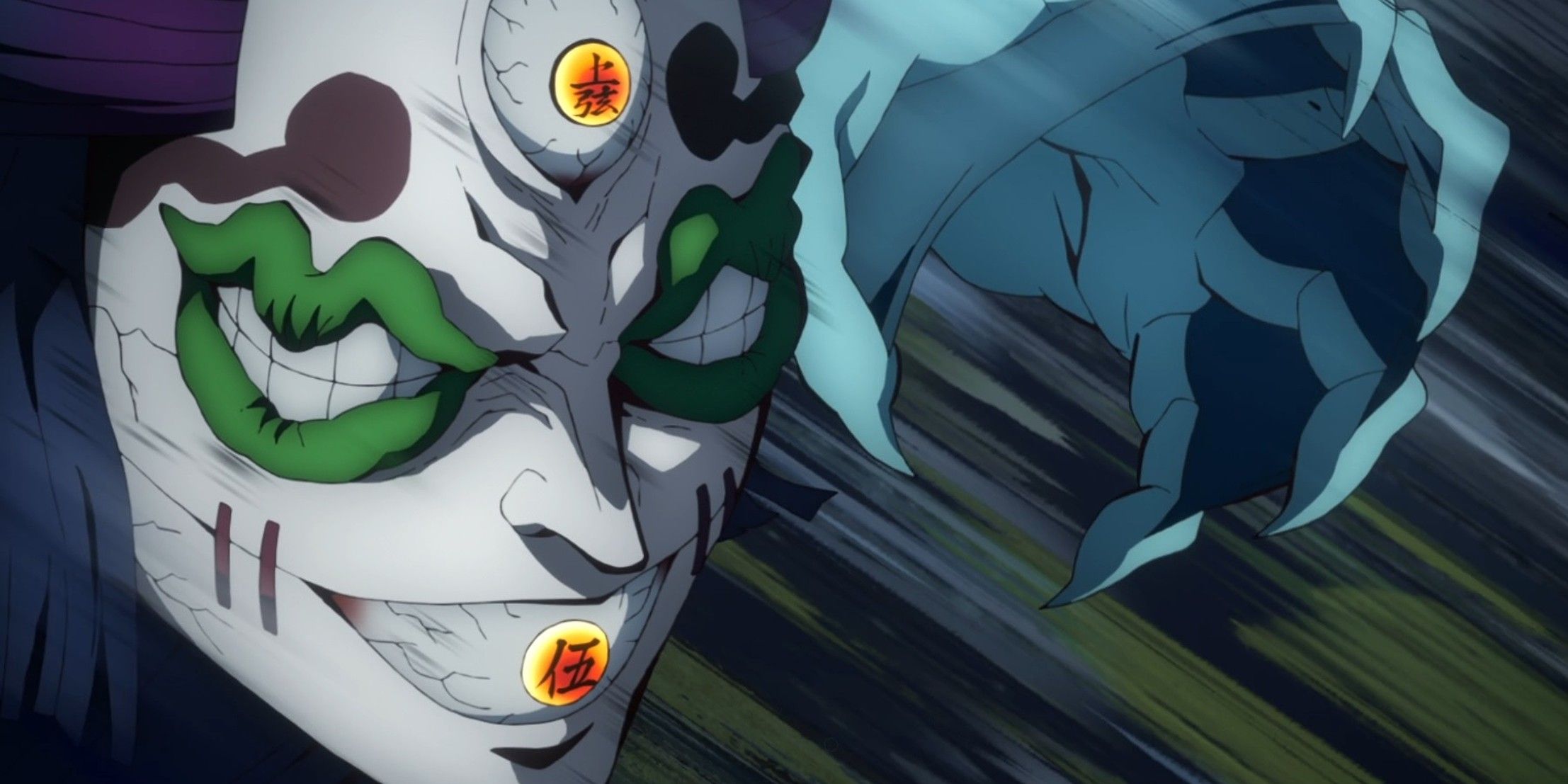 Gyokko is attacking with his claws out.