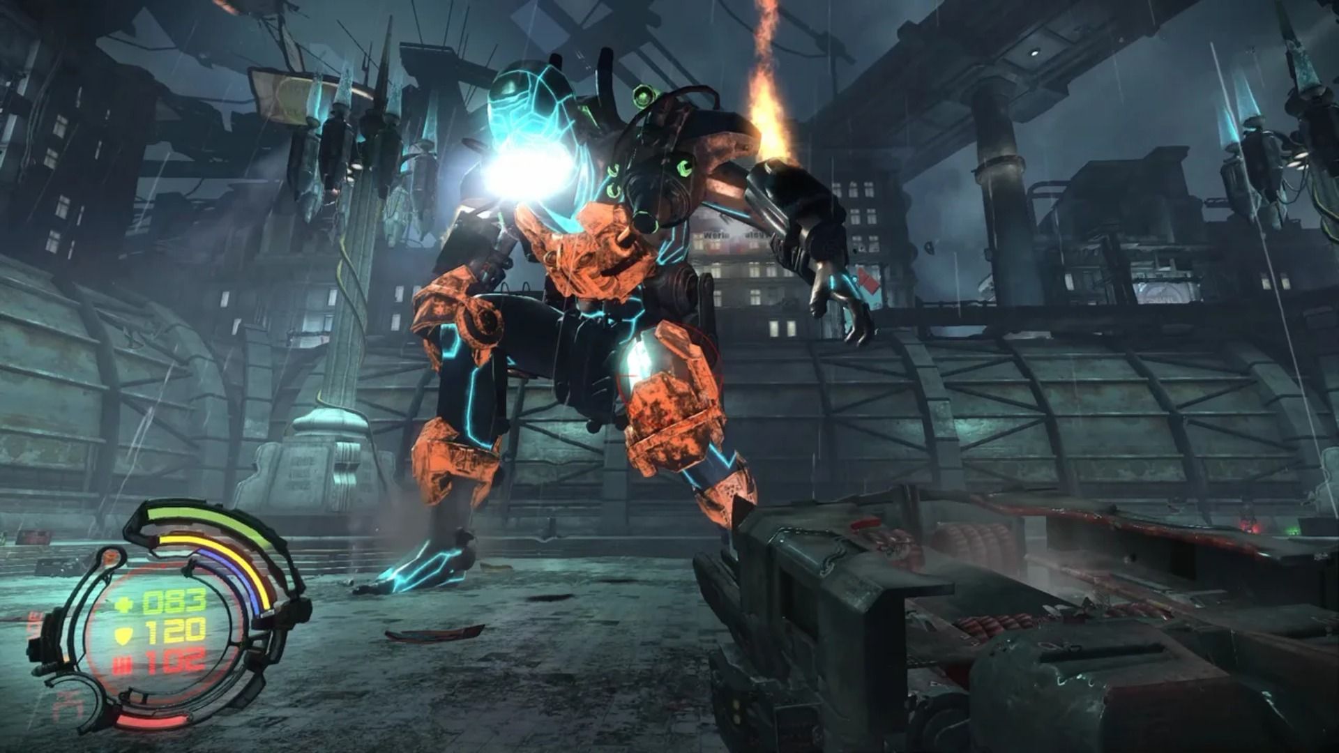 Hard Reset Redux Towering Boss Character (1)