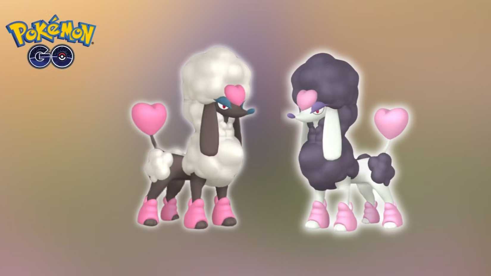 Heart Furfrou and Shiny Heart Furfrou in Pokemon GO