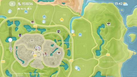 The location of Flawless Fluorite on the Heartopia map on February 2nd, 2026