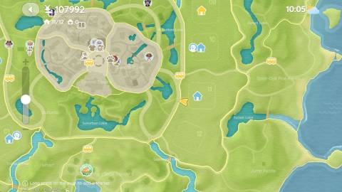 The location of Flawless Fluorite on the Heartopia map on February 3rd, 2026